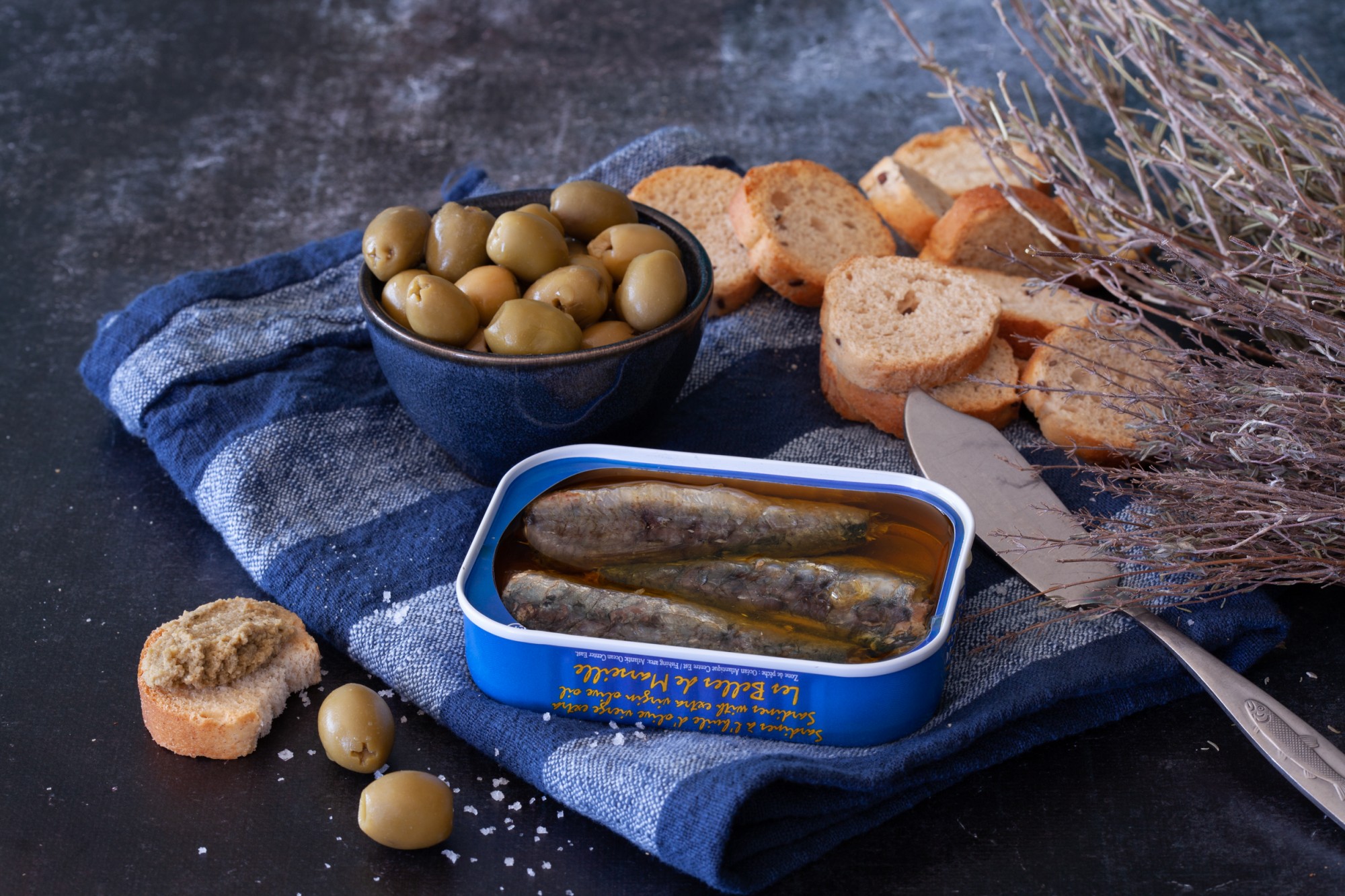 Sardines à l'huile d'olive - Les Belles de Marseille - 115g