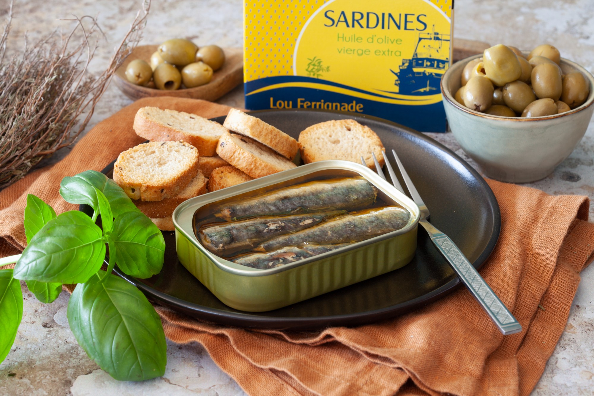 Sardines à l'huile d'olive - Lou Ferrignade - 115g