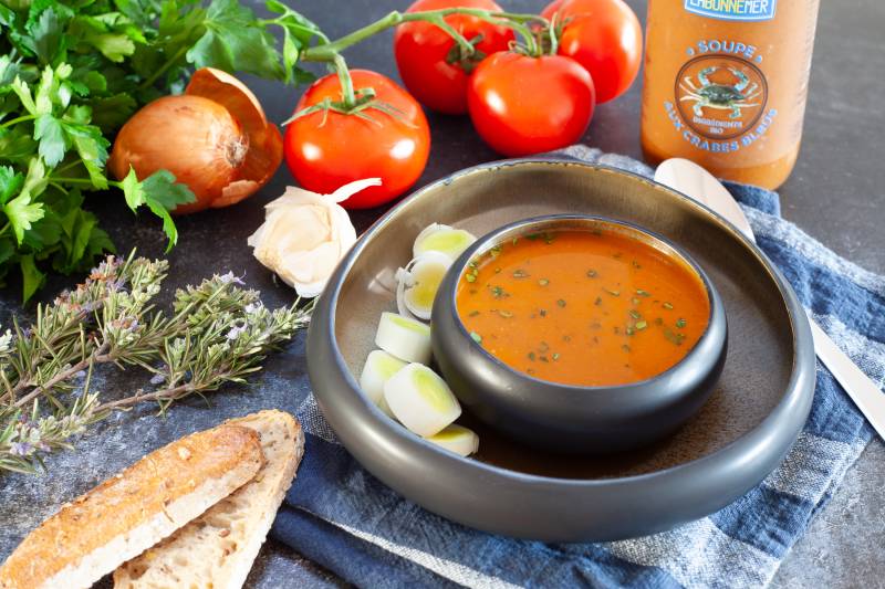 Soupe aux crabes bleus BIO - La Bonne Mer - 730 g