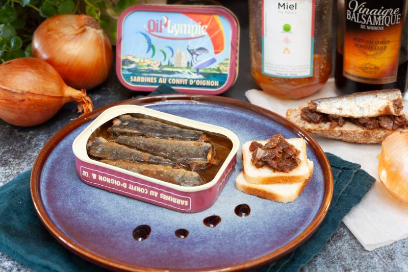 Sardines au confit d'oignon - Les Belles de Marseille - 115 g
