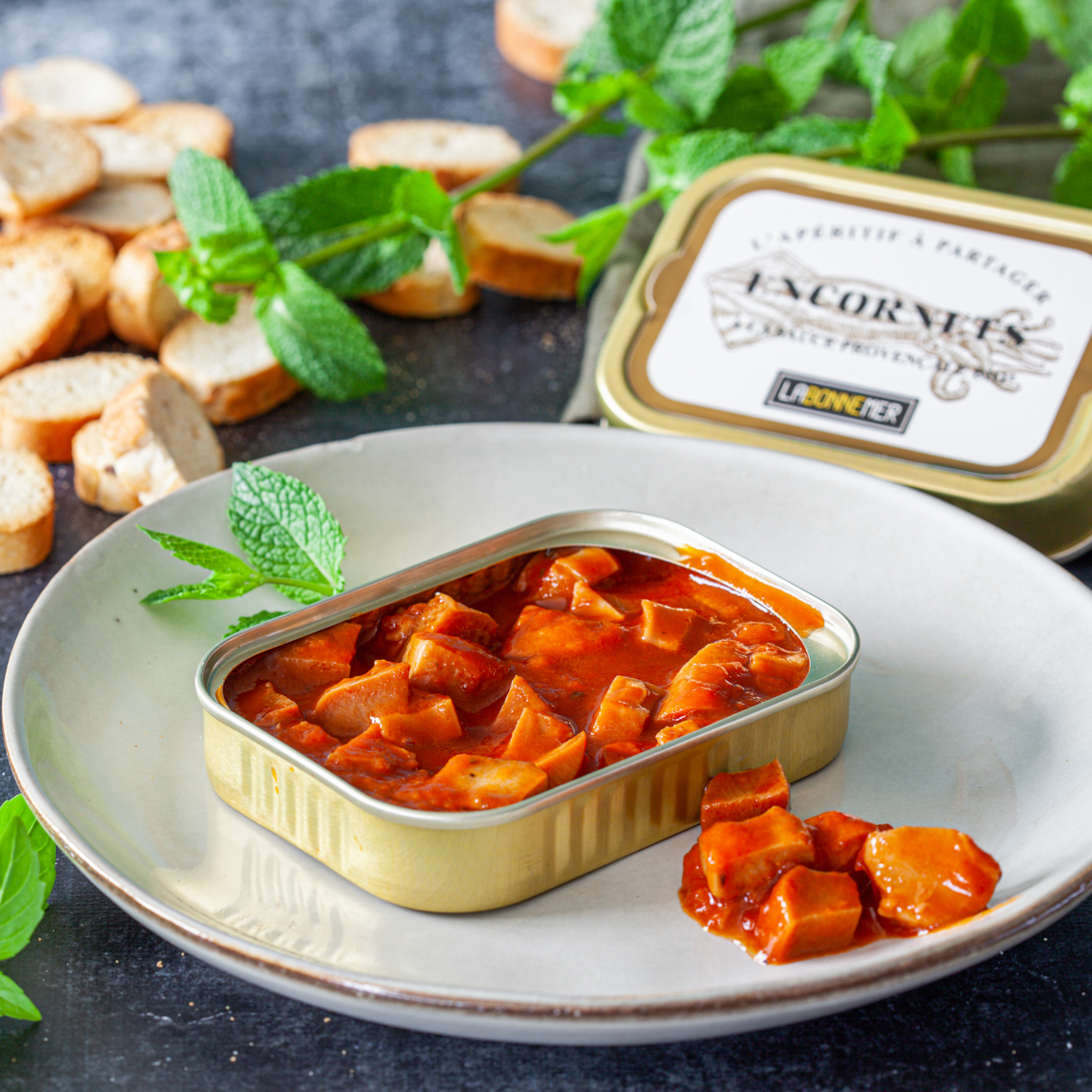 Encornets à la sauce provençale bio 100 g - La Bonne Mer