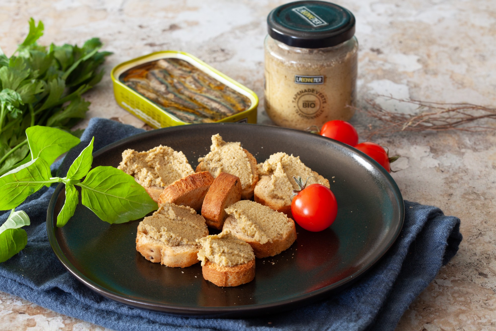 Tapenade verte bio - La Bonne Mer - 110g