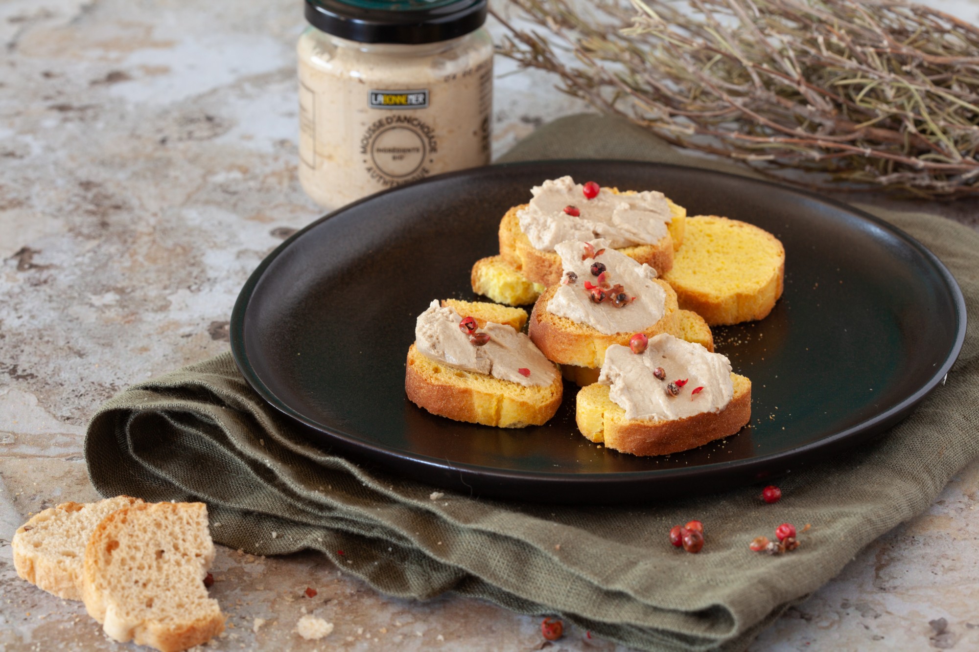 Mousse d'anchois Bio - La Bonne Mer - 110 g