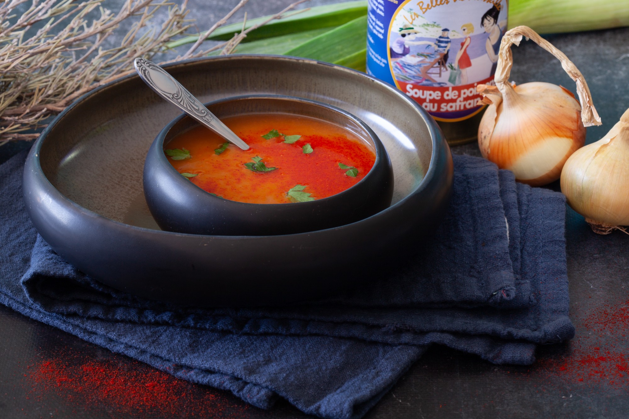 Soupe de poissons au safran - Les Belles de Marseille - 400g