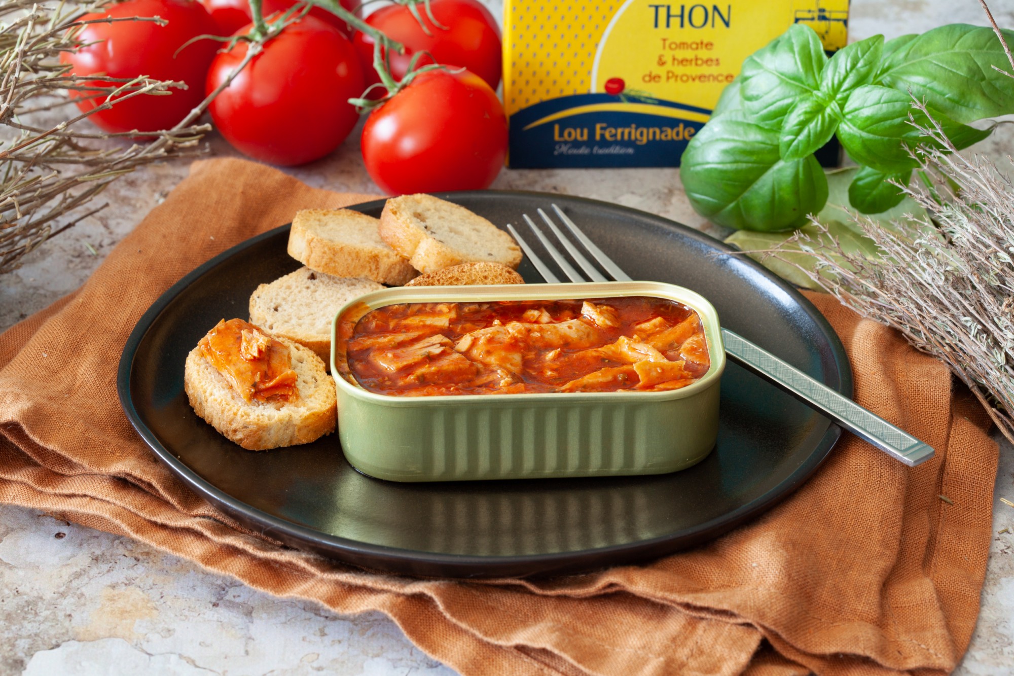Thon à la tomate et herbes de provence - Lou Ferrignade - 115g