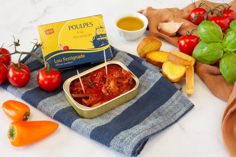 Poulpes à la provençale - Lou Ferrignade - 100 g