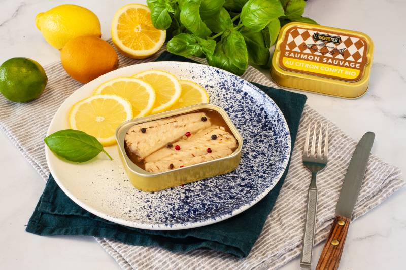 Saumon au citron confit BIO - La Bonne Mer - 115 g